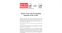 Desktop Screenshot of hackervoici.com